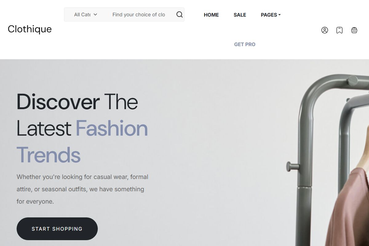 Clothique Ecommerce Store Html