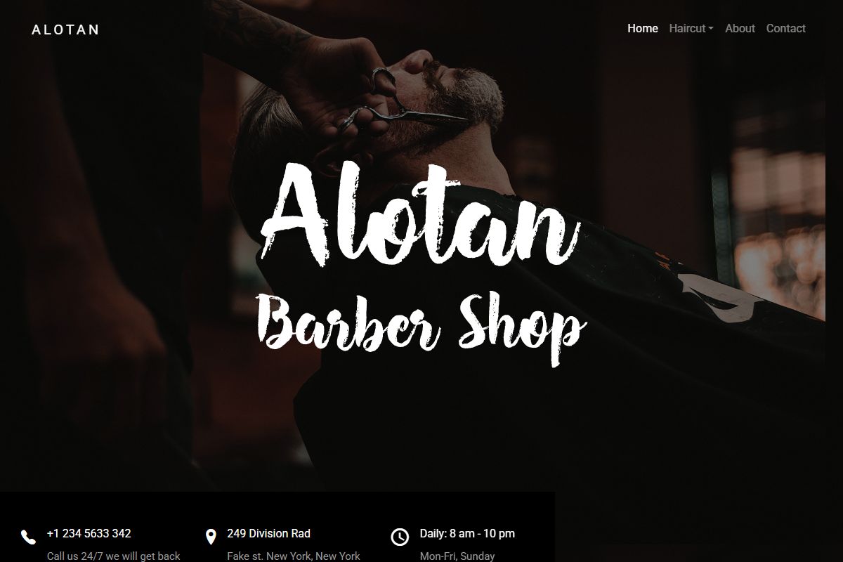 Colorlib Alotan Barber Shop
