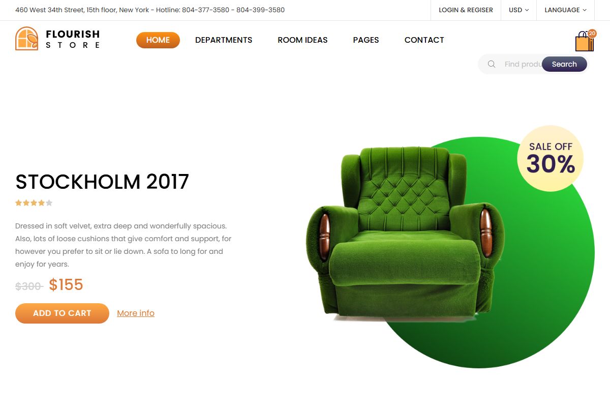 Flourish Store Html Template