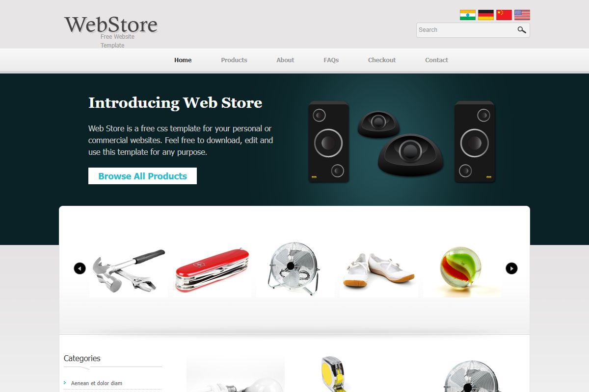 Free Website Template