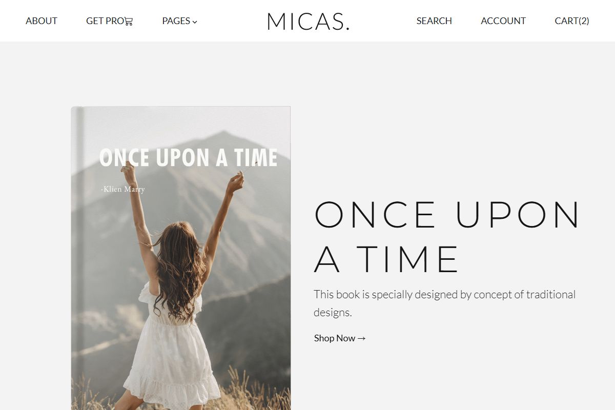 Micas Bookstore Template
