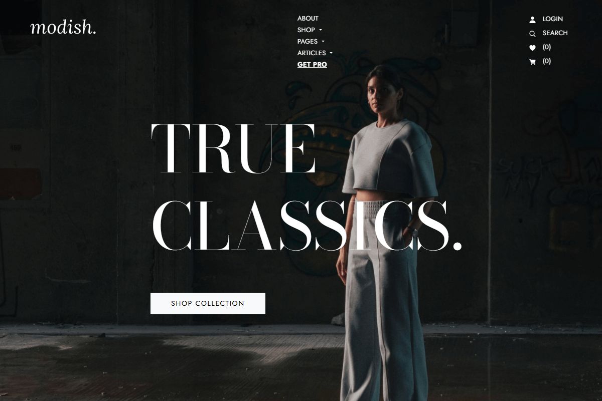 Modish Clothing Ecommerce Free