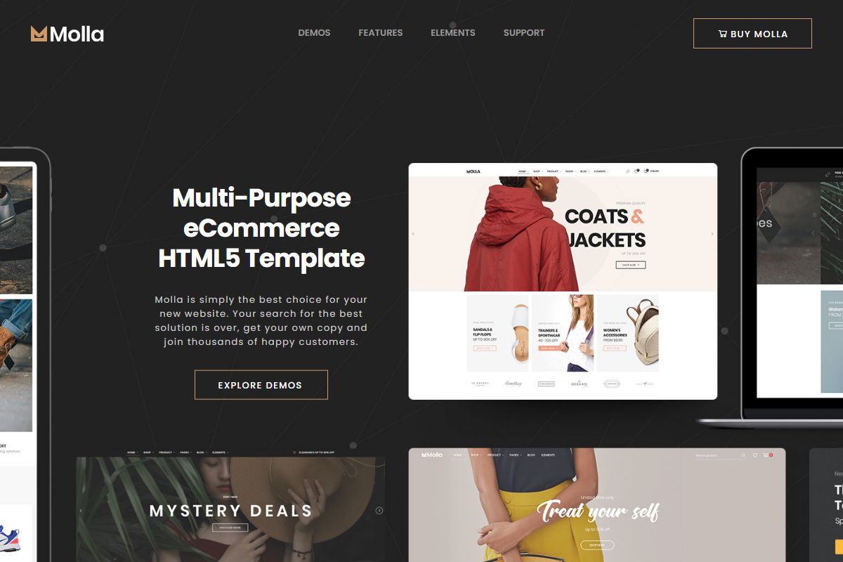 Multipurpose Ecommerce Html5 Template
