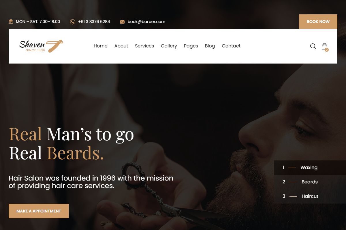 Shaven Html5 Bootstrap Template