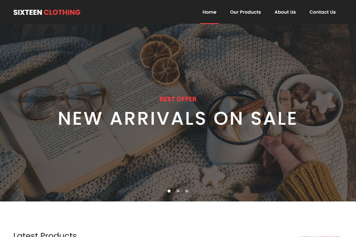 Sixteen Clothing Html Template