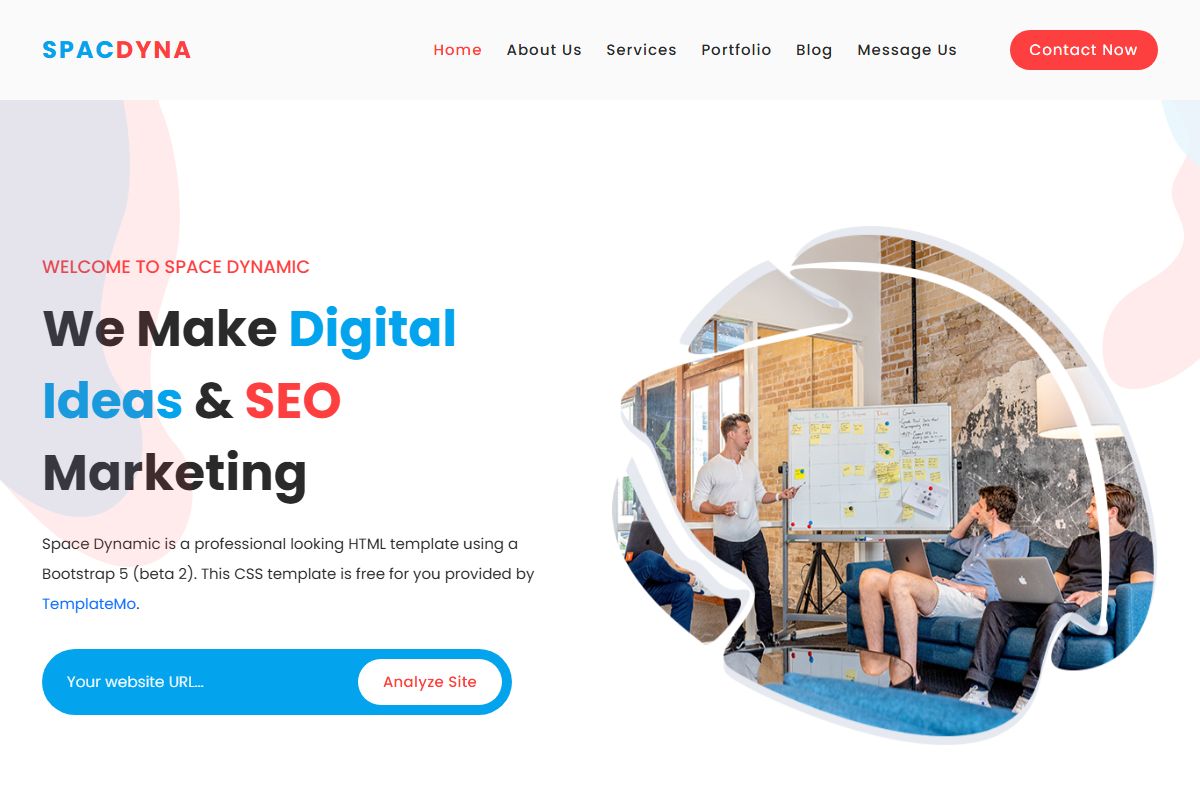 Space Dynamic Seo Html5 Template