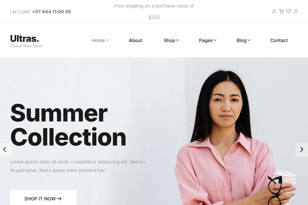 Ultras Clothing Store Ecommerce