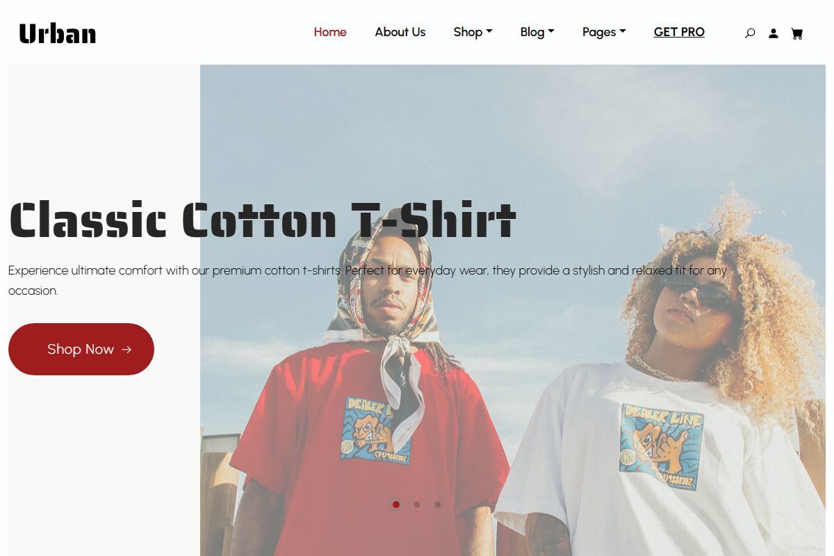 Urban Tshirt Store Html