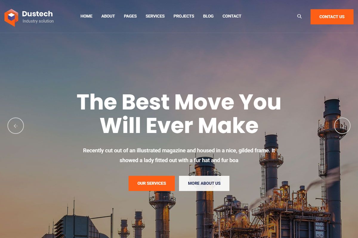 Dustech Industry Factory Html