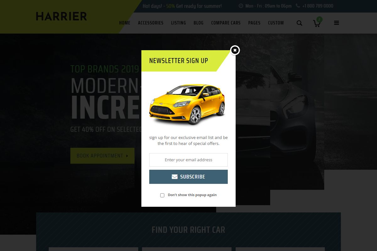 Harrier Home Page