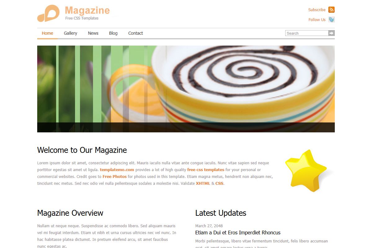 Magazine Template
