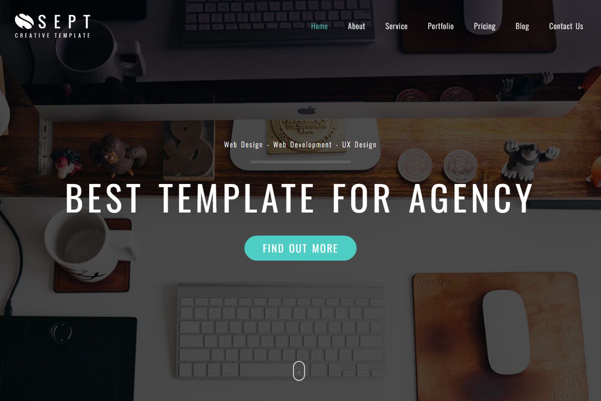 Sept Stratup Landing Page