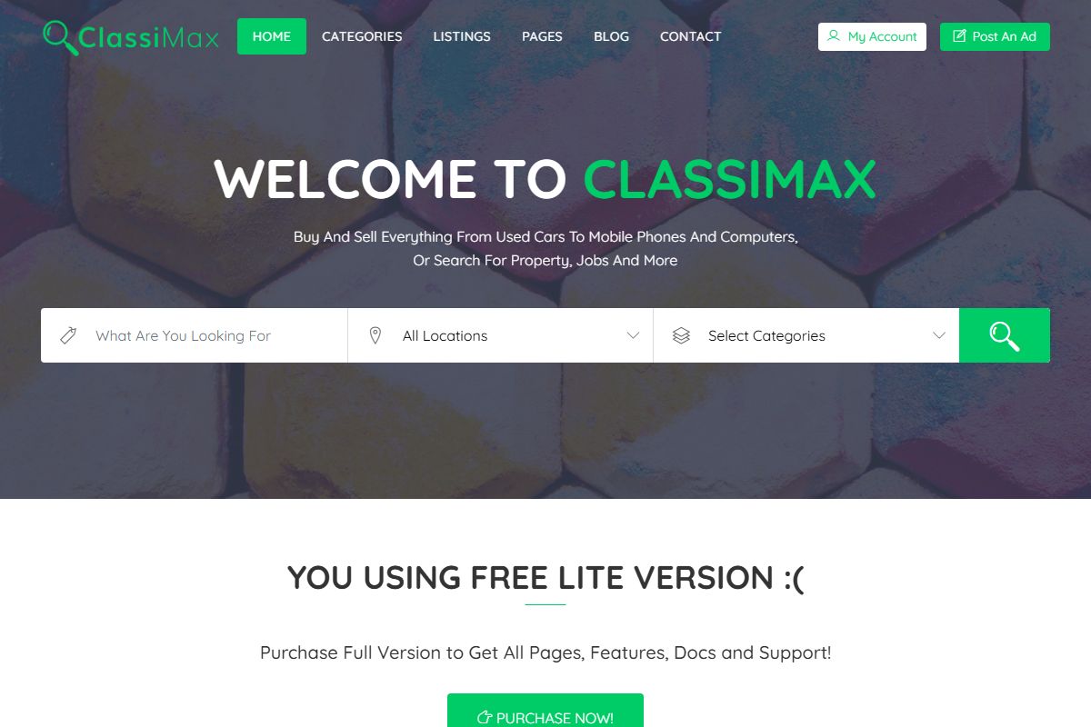 Welcome To Classimax