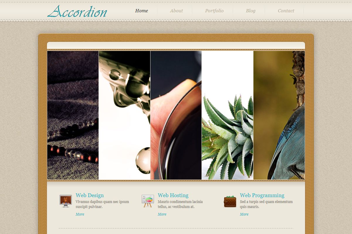 Accordion Template