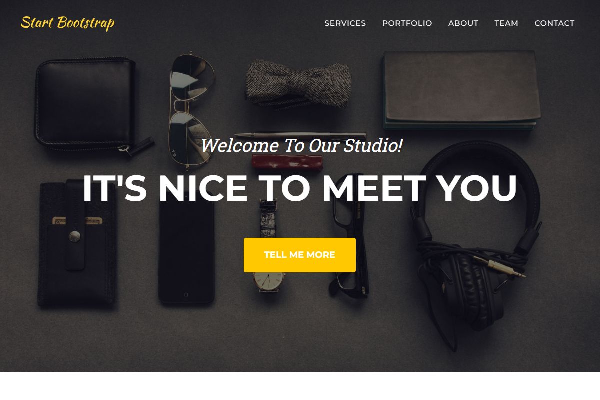 Agency Start Bootstrap Theme 621