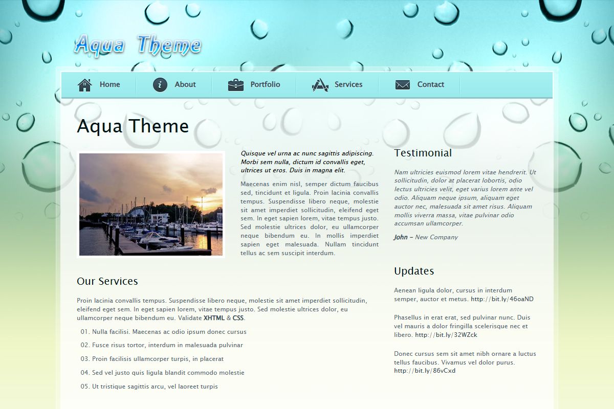 Aqua Theme