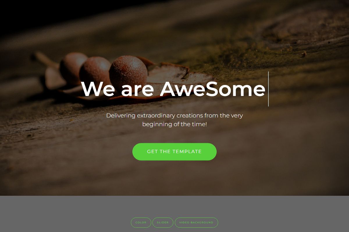 Awesplash Free Html Splash