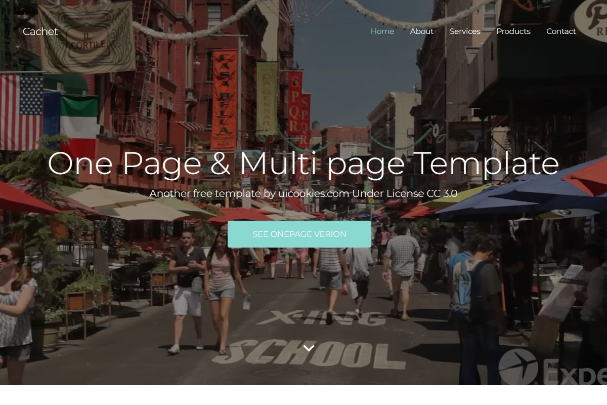 Cachet Mdash Free Html5 Bootstrap 4 Theme By Uicookiescom