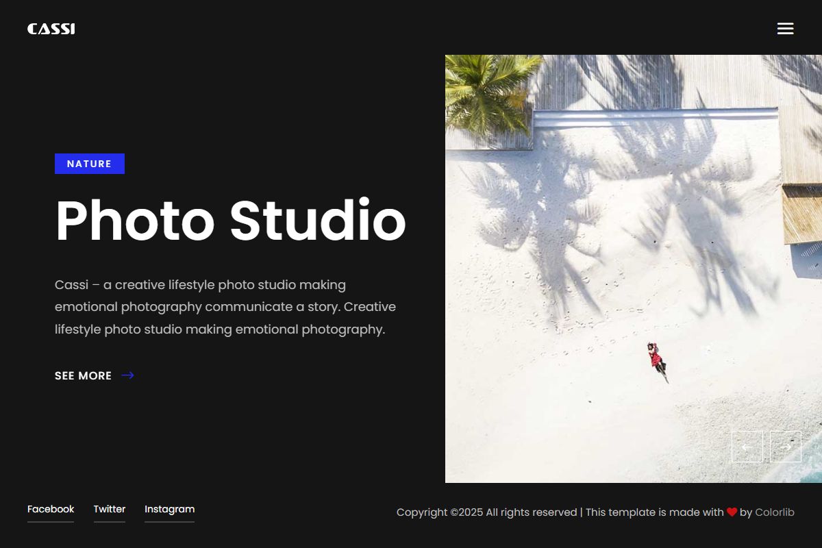Cassi Photo Studio Html
