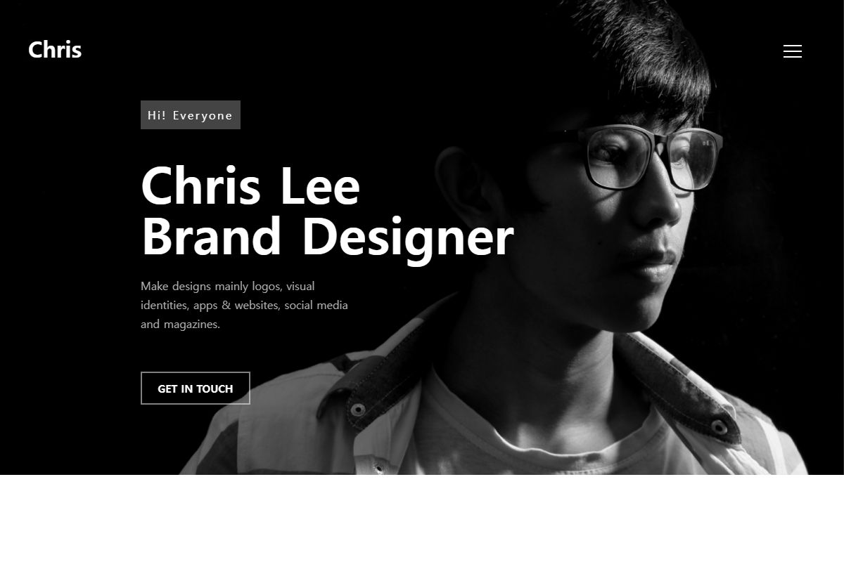 Chris Creative Portfolio Html