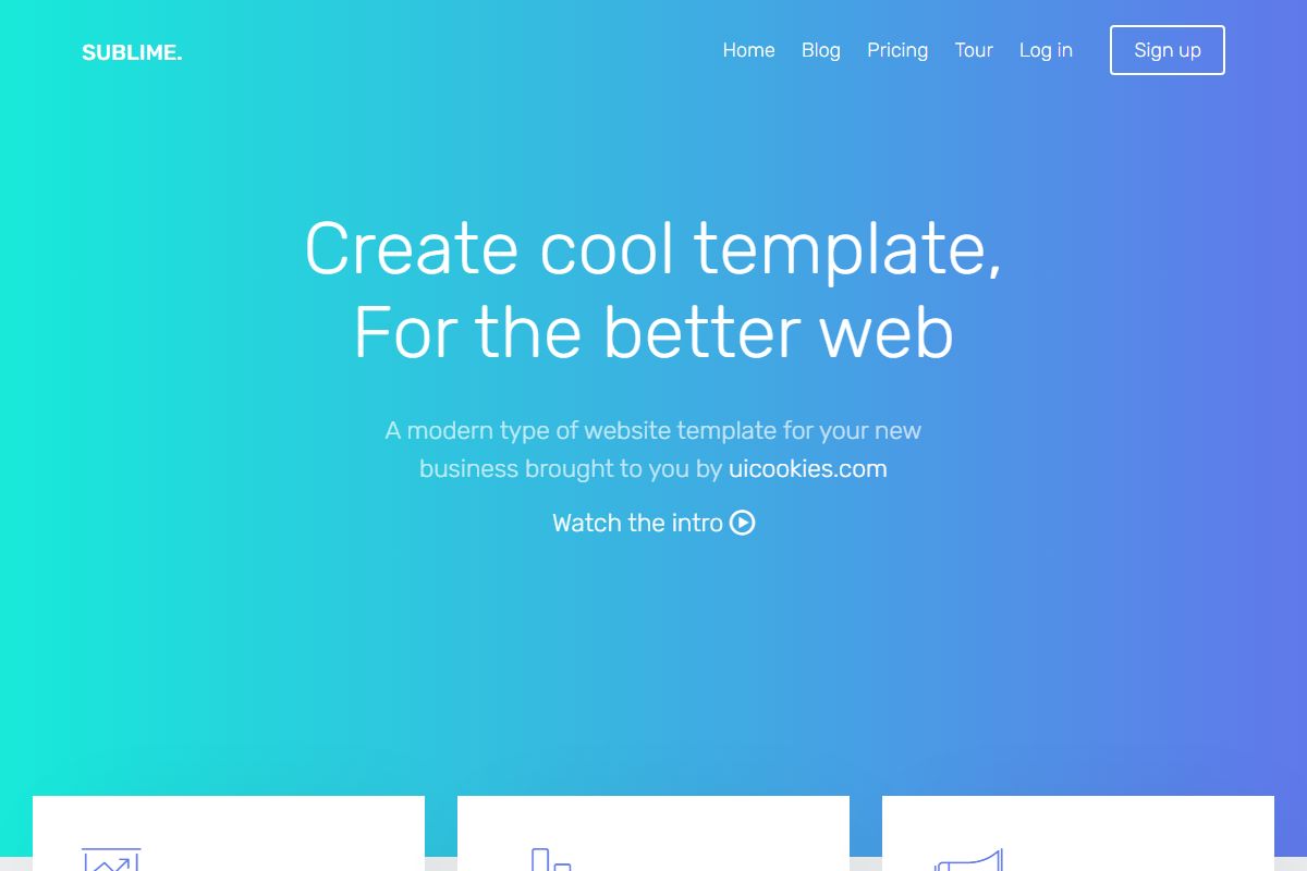 Create Cool Template For The Better Web