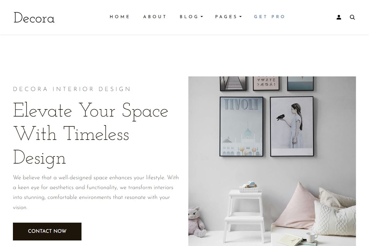 Decora Interior Design Website