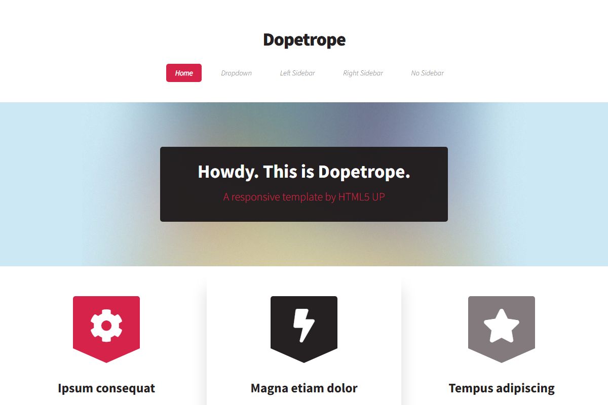 Dopetrope