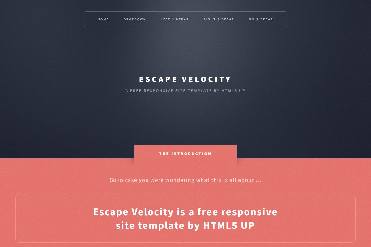 Escape Velocity