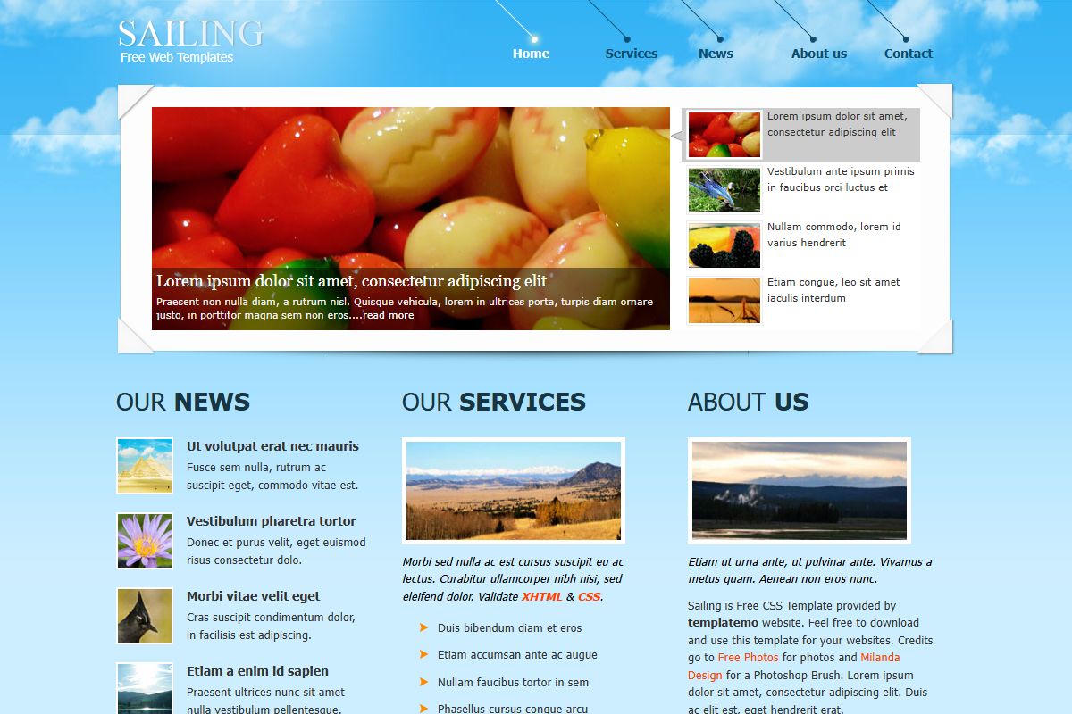 Free Web Templates