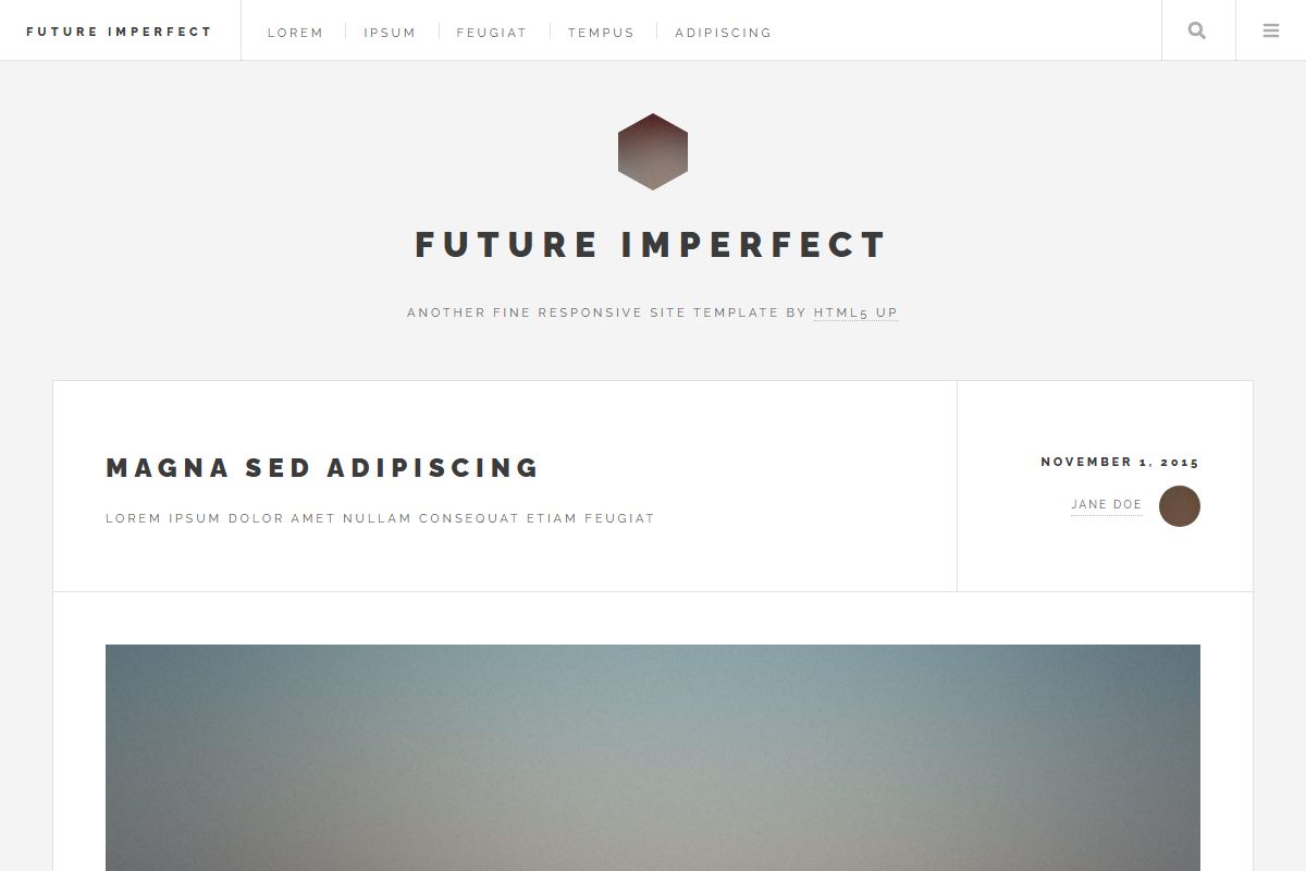 Future Imperfect