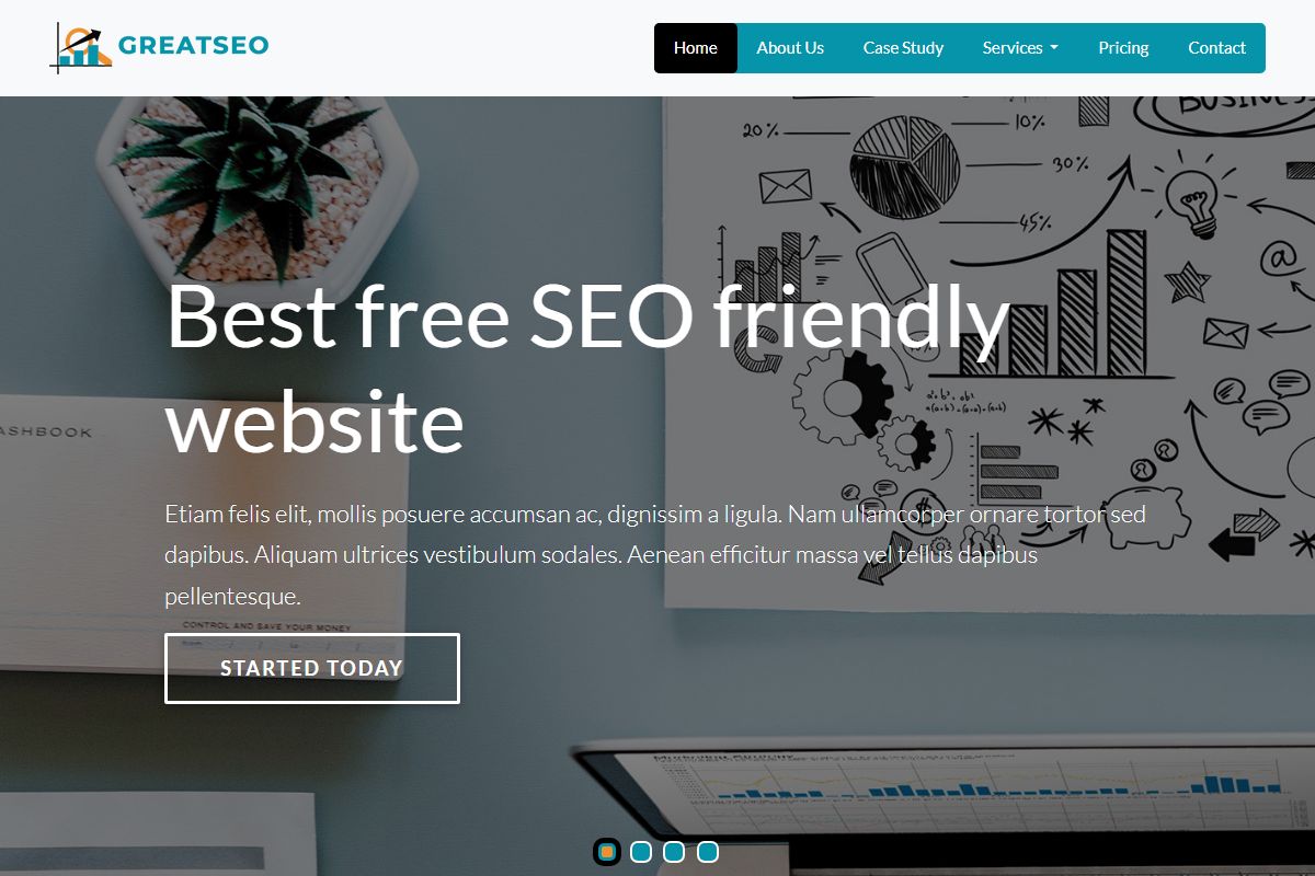 Greatseo Bootstrap 4 Responsive