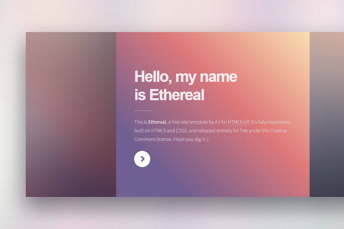 Hello My Name Is Ethereal