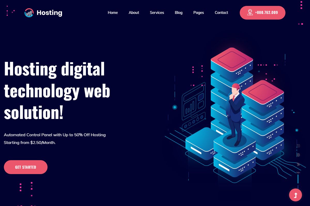 Hosting Digital Technology Web