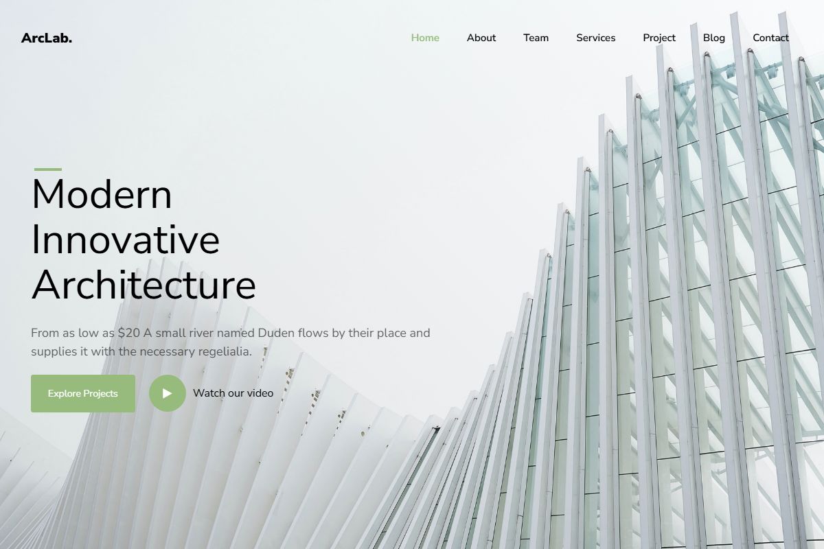 Modern Innovative Architecture