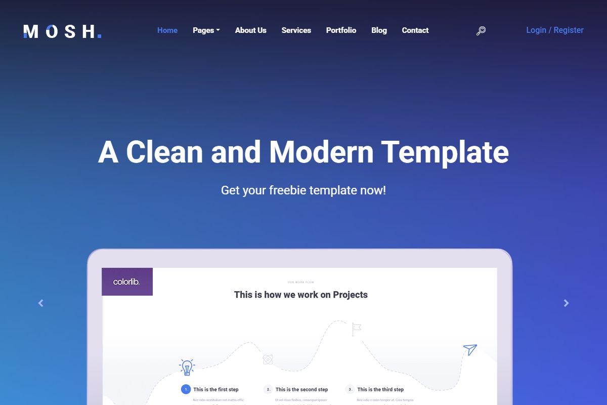 Mosh Creative Business Template
