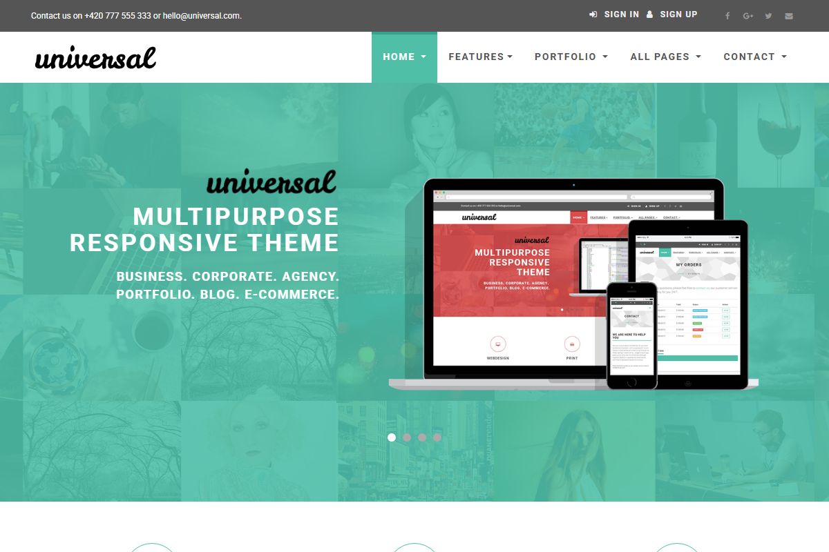 Multipurpose Responsive Theme