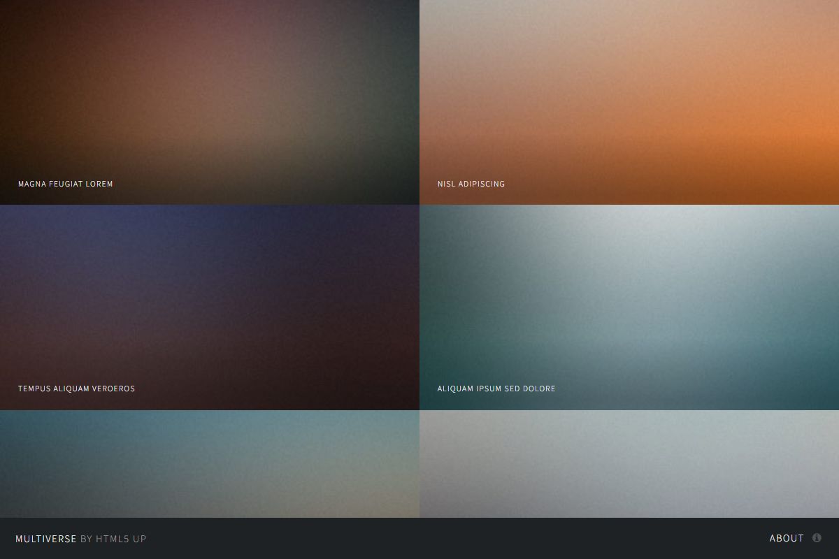 Multiverse By Html5 Up 826