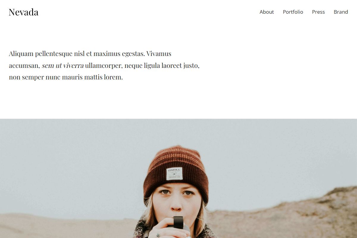 Nevada Free Html Bootstrap Template