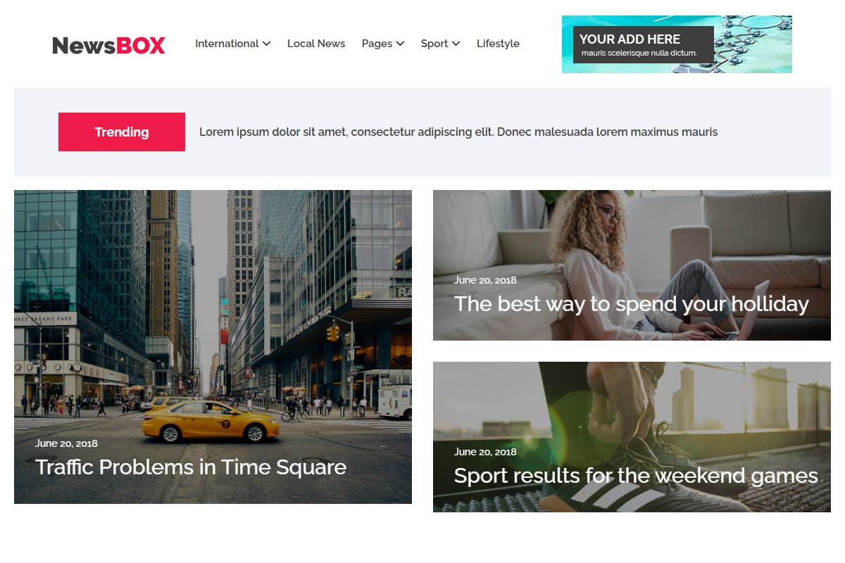 Newsbox Modern Magazine Amp