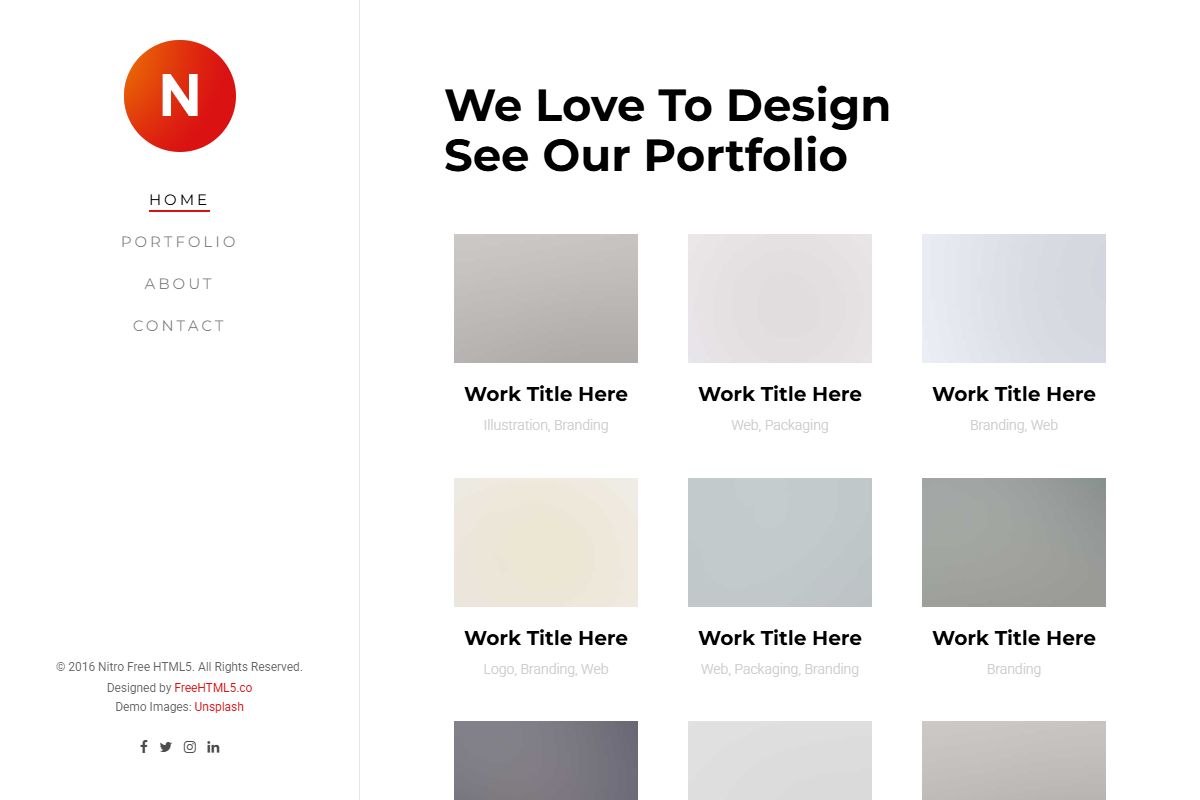 Nitro Mdash Free Html5
