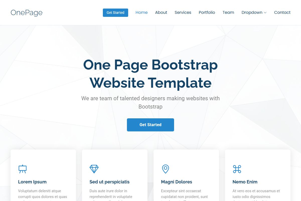 Onepage