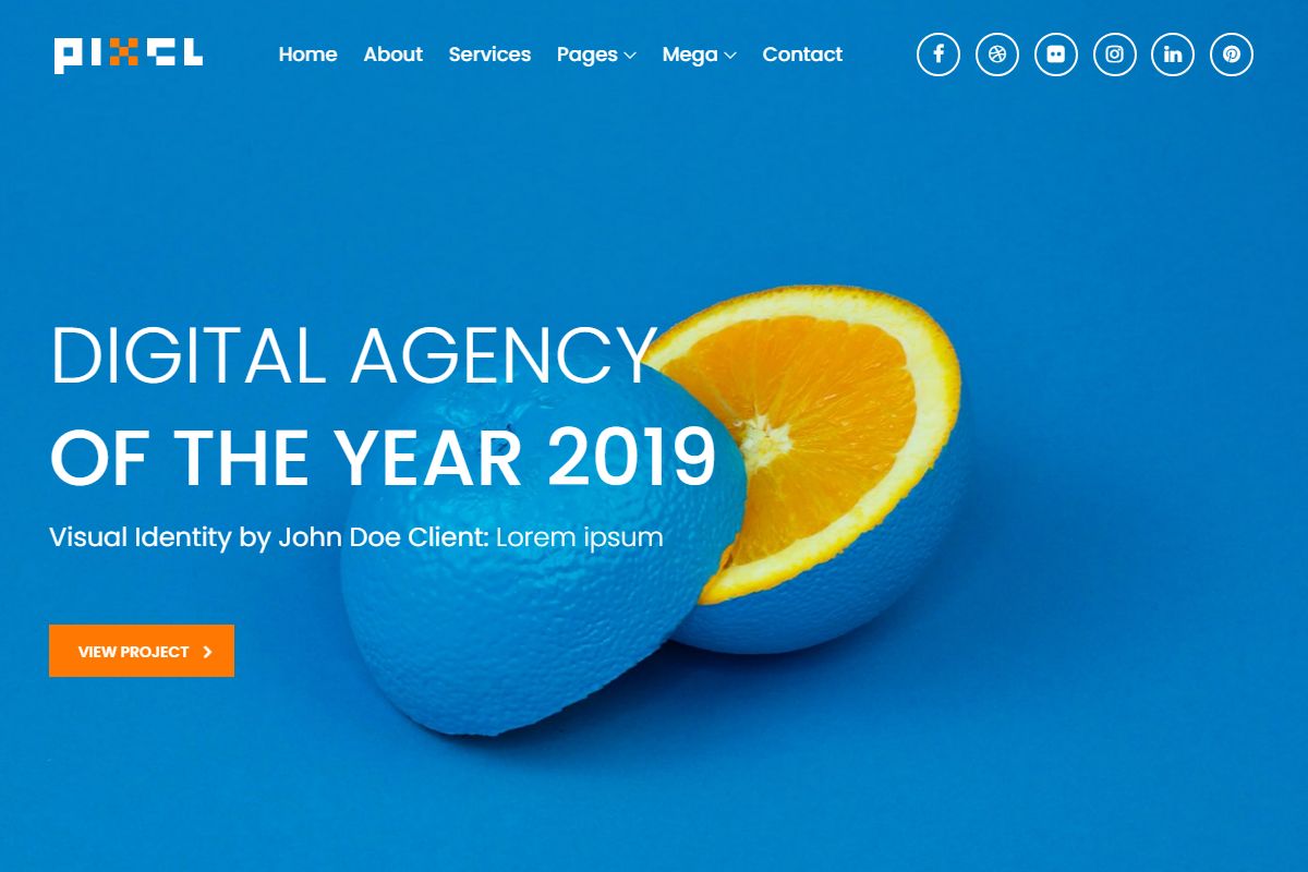 Pixel Digital Agency Html