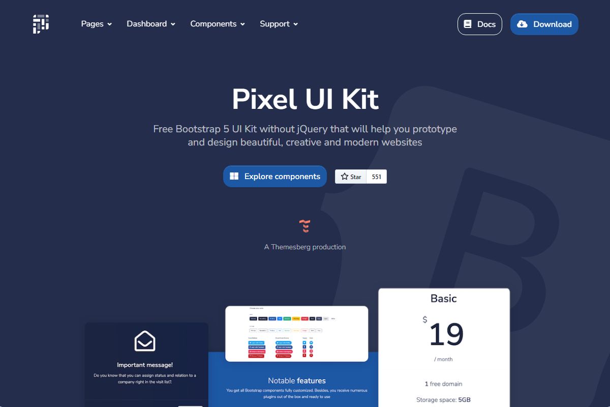 Pixel Ui Kit