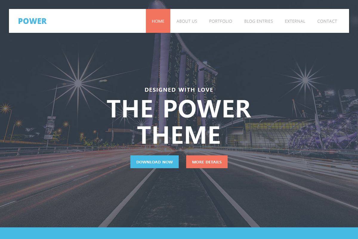 Power Bootstrap Html5 Template