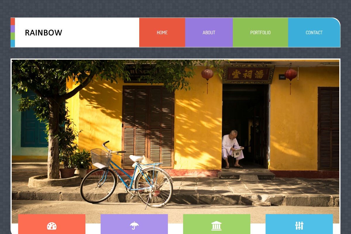 Rainbow Html5 Template