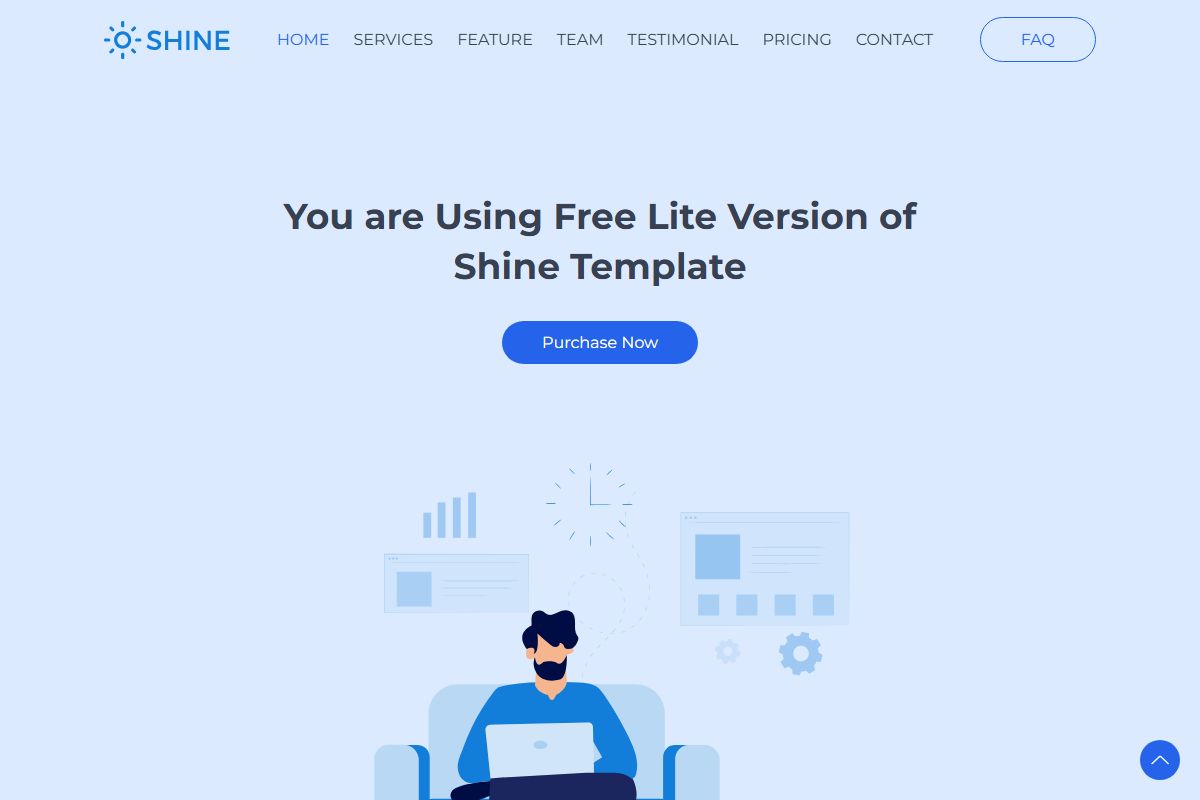 Shine Tailwindcss Startup And Saas Landing Page Template