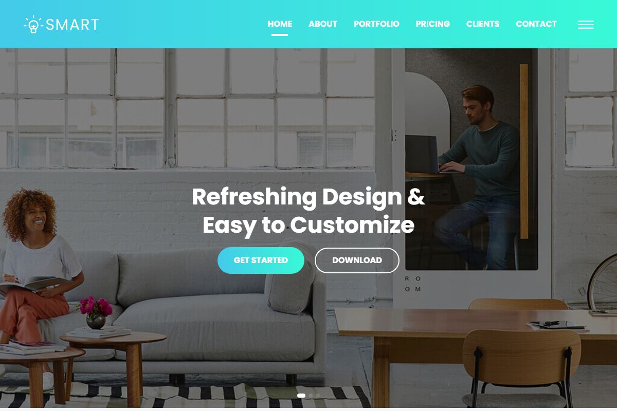 Smart Multipurpose Landing Page Template