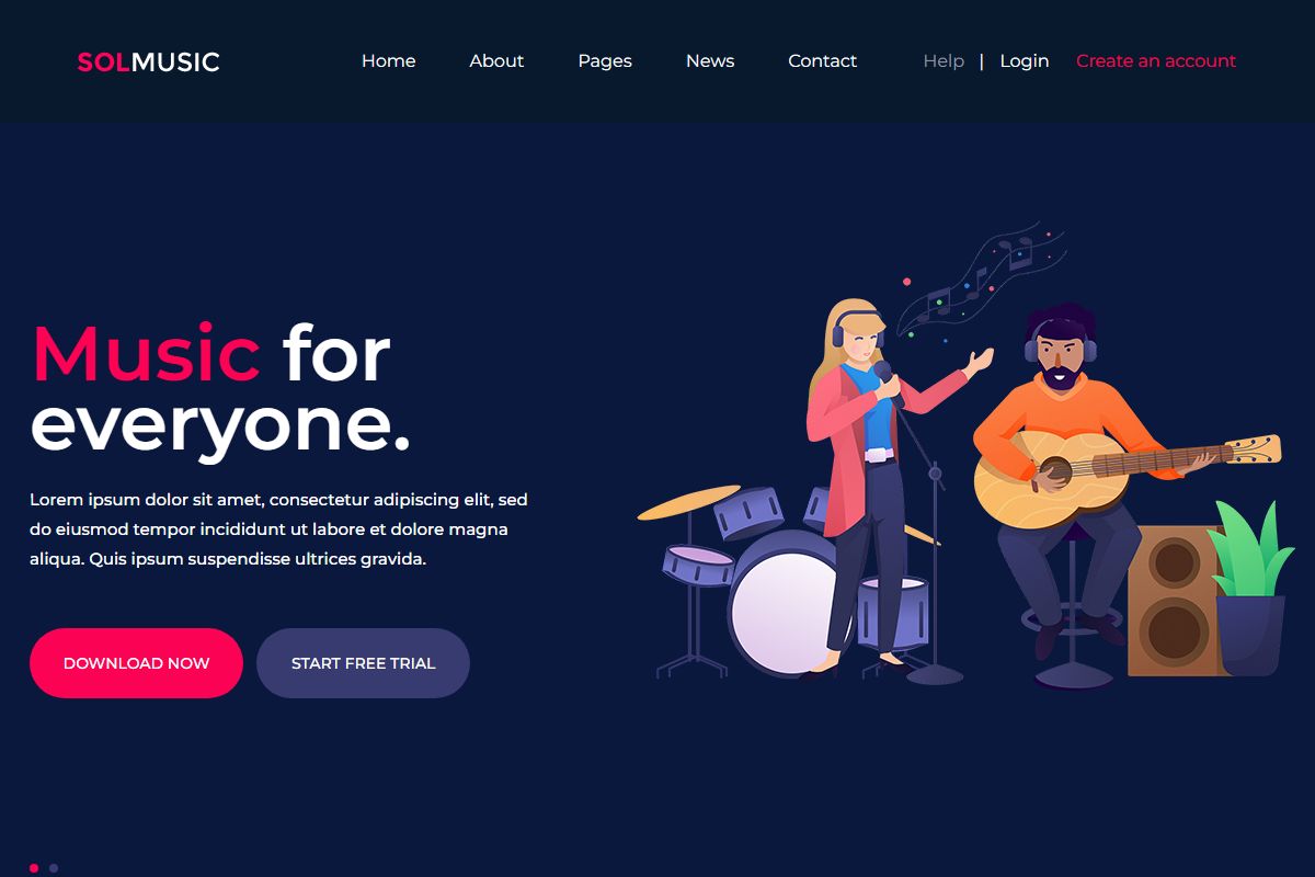 Solmusic Html Template