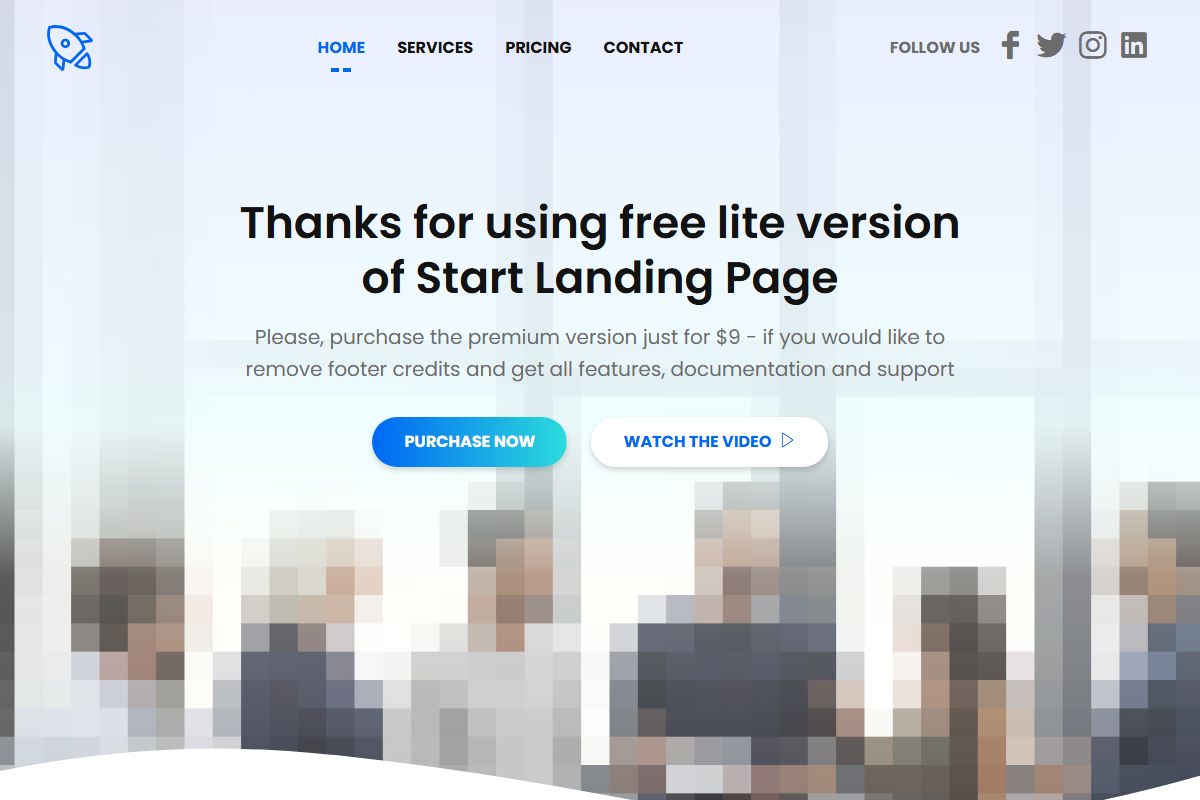 Start Landing Page For Startup And Saas Business