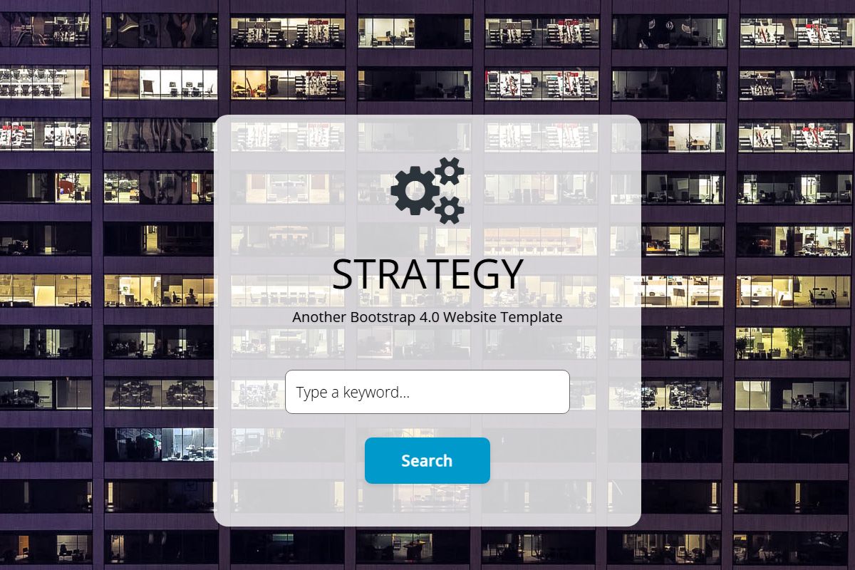 Strategy Responsive Html Template
